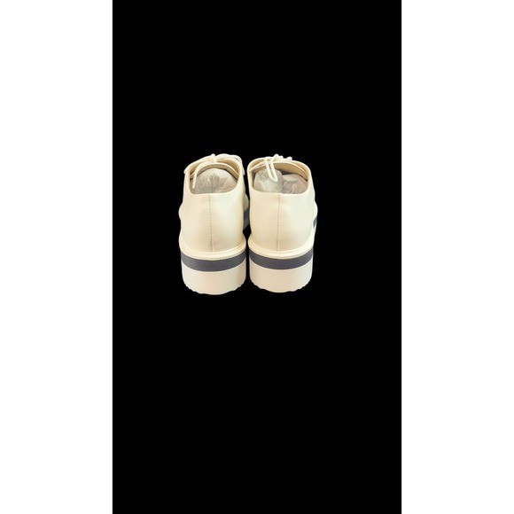 Womens Platform Oxfords Lace Up‎ Shoes Chunky Sole White Fashion Sneakers - Picture 6 of 7